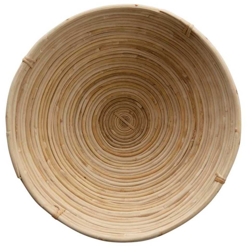 Hand-Woven Cane Bowls