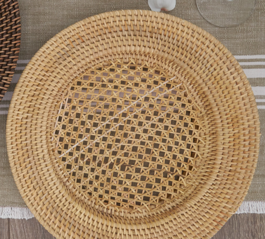 Handmade Rattan Charger