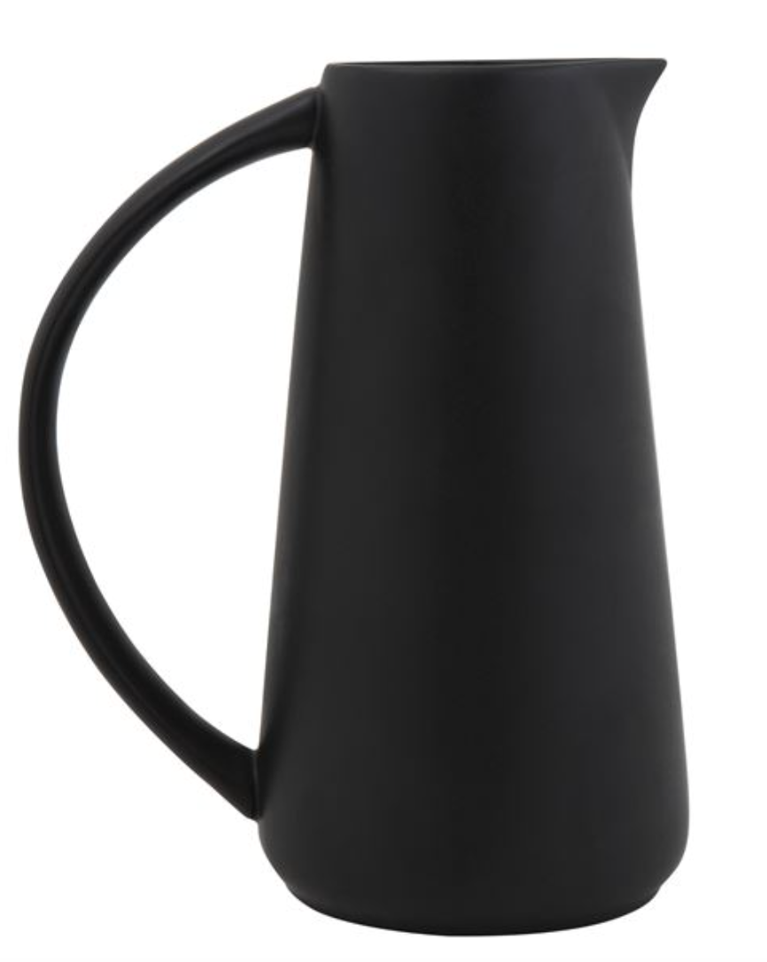 Matte Black Pitcher