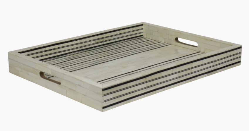 Large Pinstripe Tray