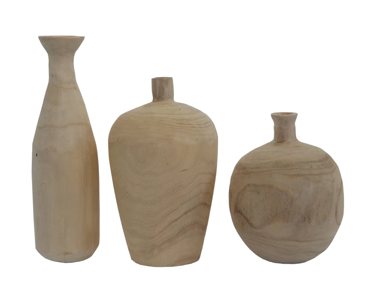 Paulownia Wood Vase