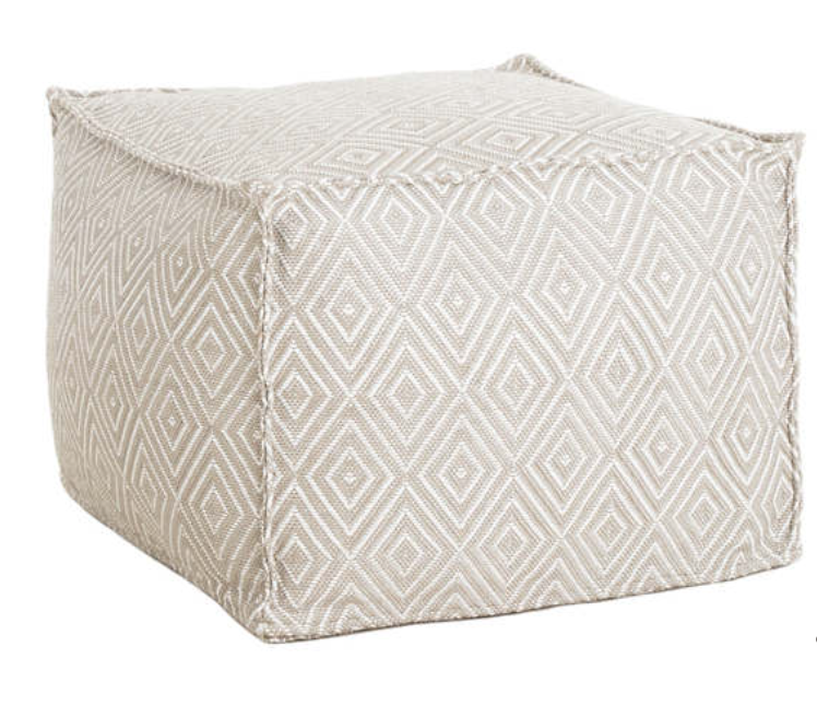 Diamond In/Out Pouf