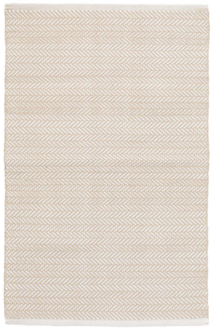 Herringbone Linen/White In/Out