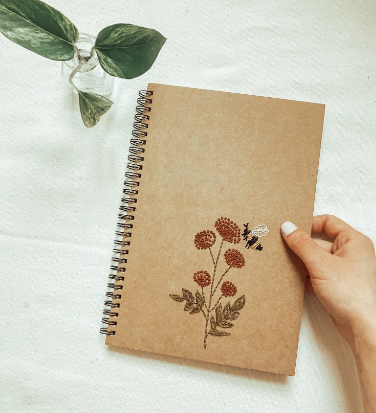 Embroidered Notebook
