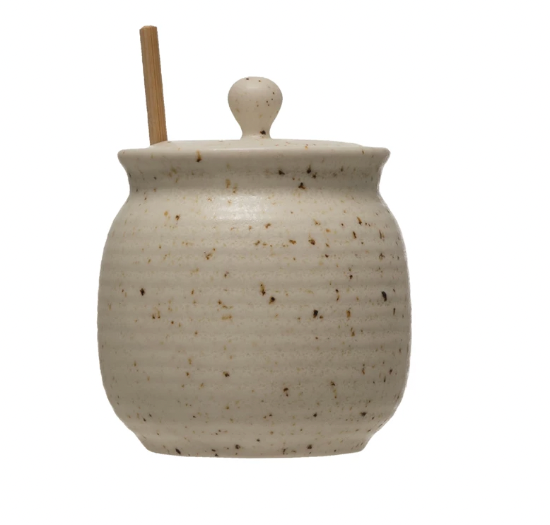 Honey Jar with Dipper