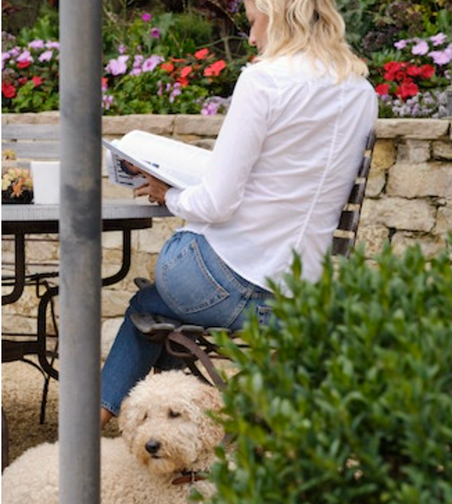 Barry Woven Button Up - White