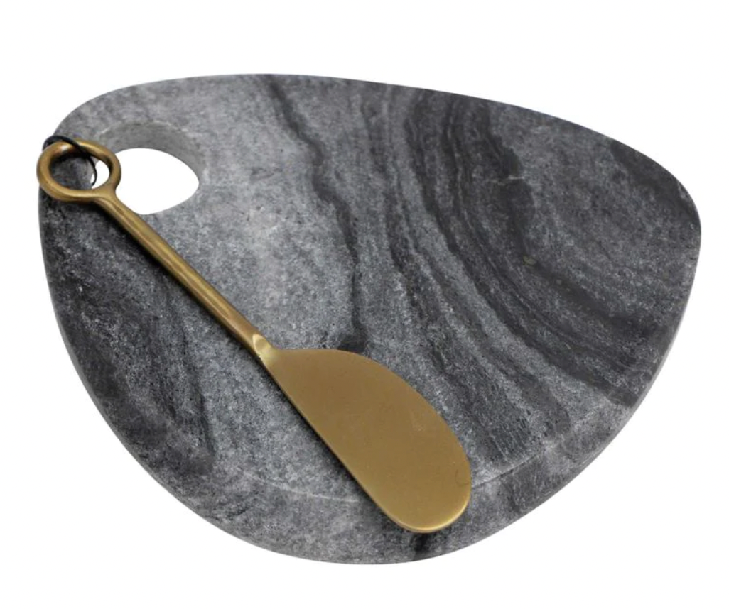 Marble Serveboard with Spreader