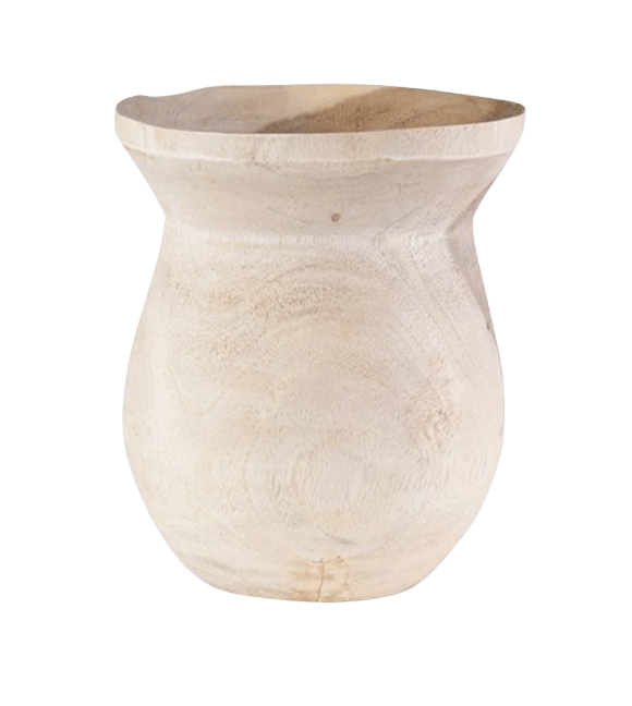Flores Wood Vase