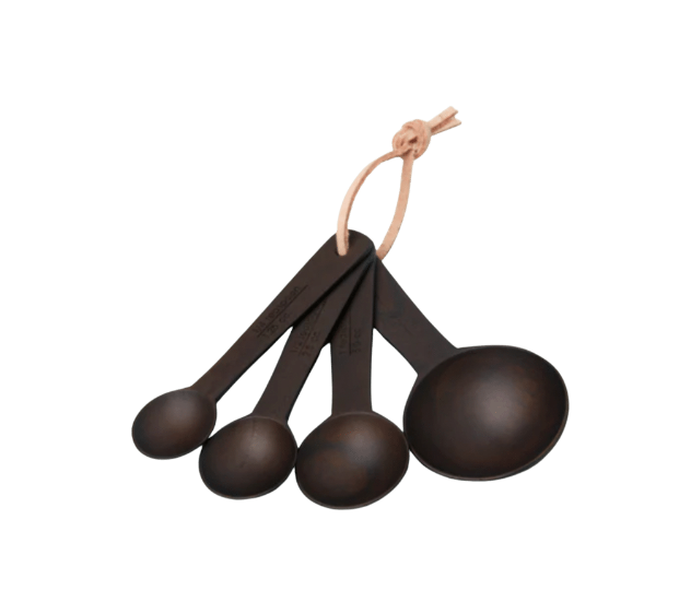 Ebony Teak Measuring Spoons