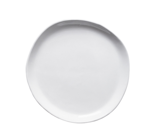 White Pottery Dinner Plate