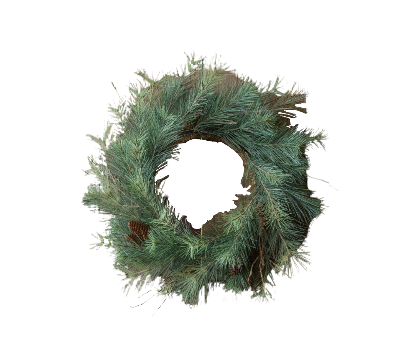 24" Pine Wreath