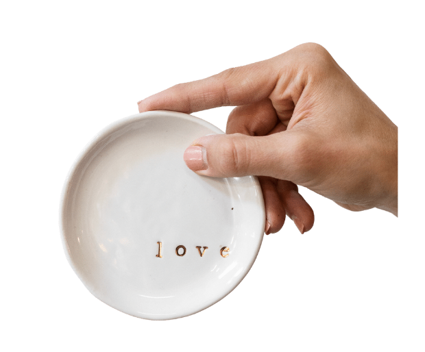 'Love' Ring Dish
