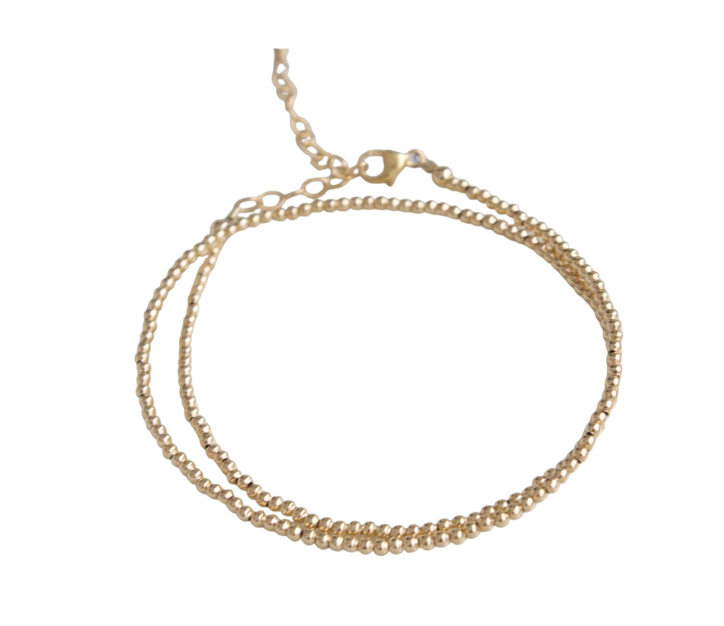 Double Wrapped Gold Filled Bracelet