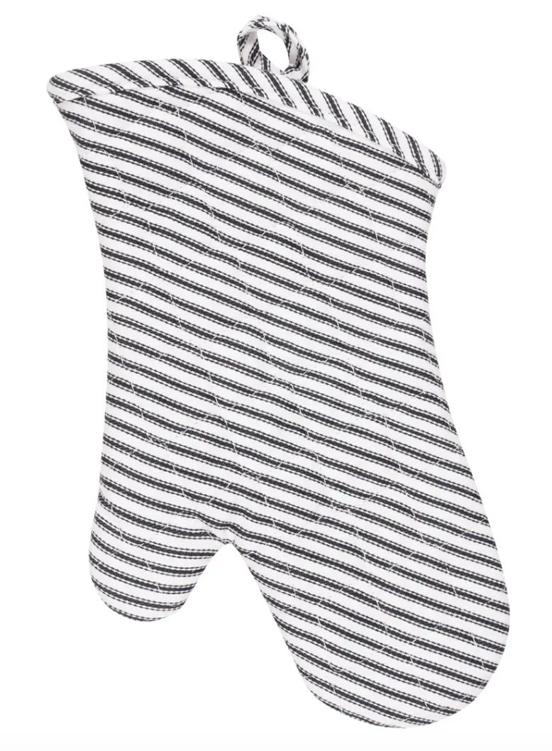 Striped Oven Mitt