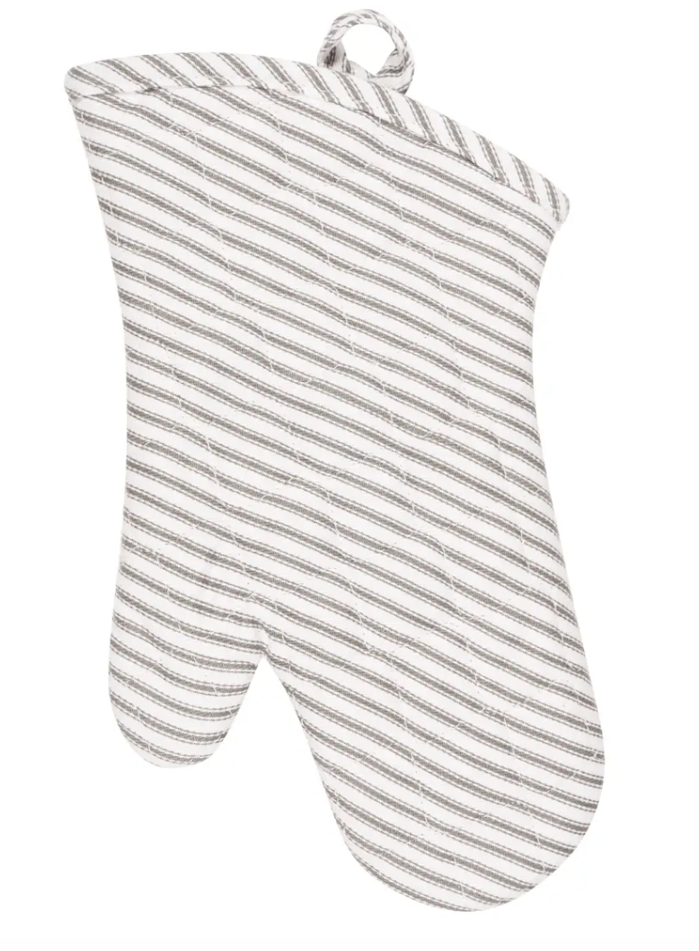 Striped Oven Mitt