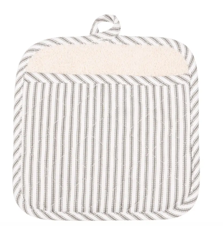 Striped Pot Mitt