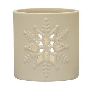 Snowflake Cut Out Tealight Holder