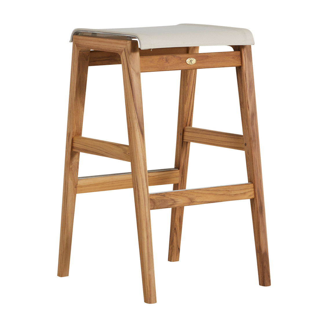 Coast Teak 30” Backless Bar Stool