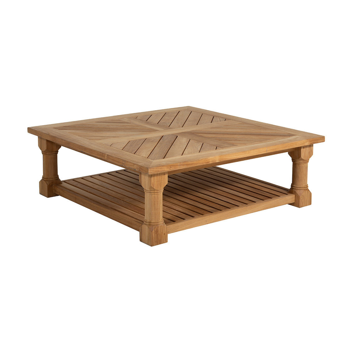 Lakeshore Teak 48” Square Coffee Table