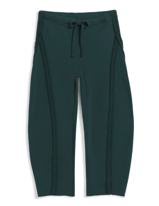 Bibi Barrel Leg Sweatpant - Pine