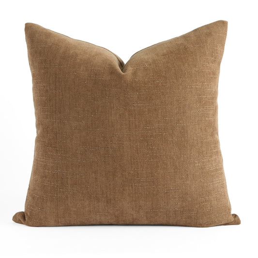 Cinnamon Brown 22x22 Pillow
