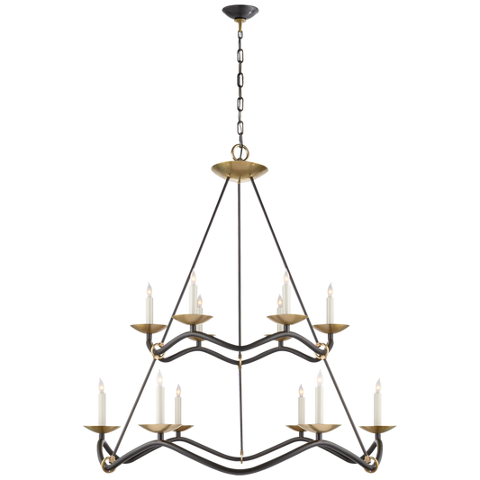 Choros Two-Tier Chandelier