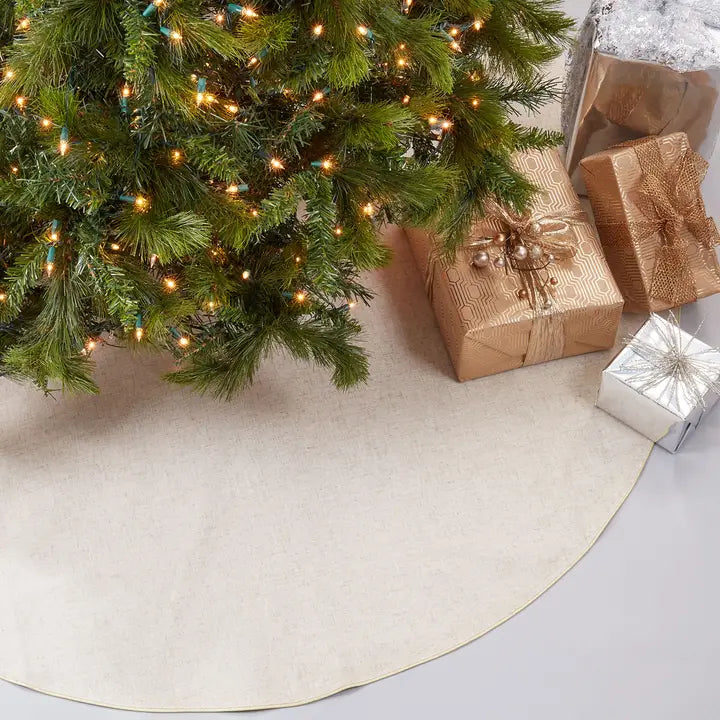 Classic Linen Blend 56" Tree Skirt