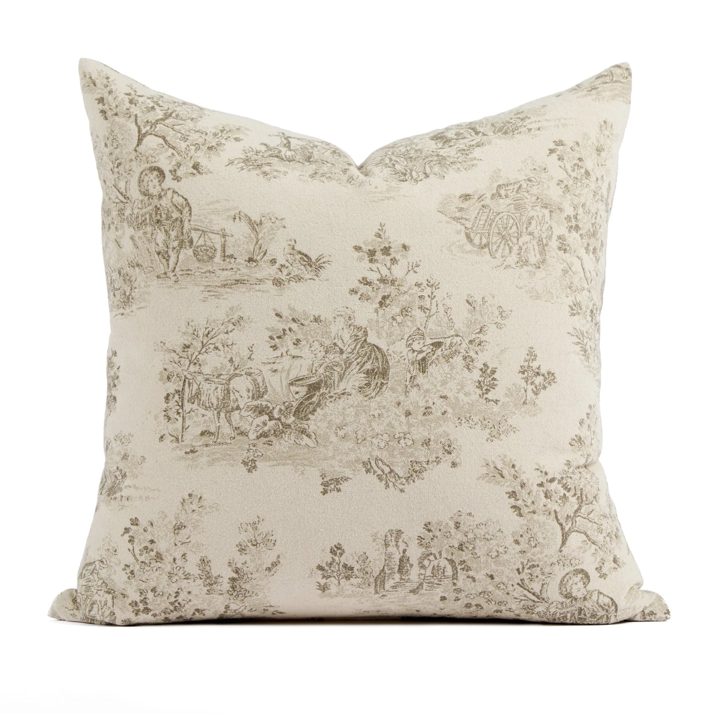 Mushroom Toile 20x20 Pillow