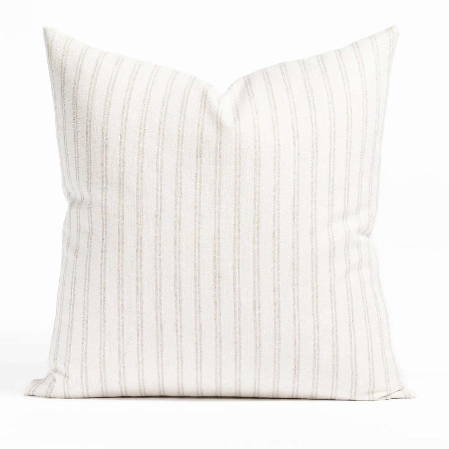 Parchment Stripe 22x22 Pillow