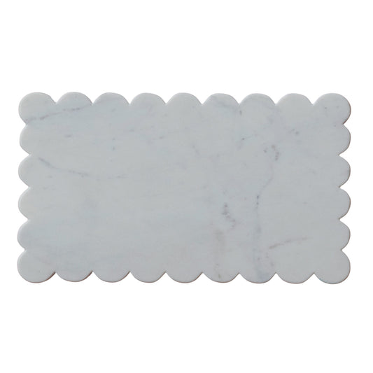 Scalloped Marble Cheese Cutting Board