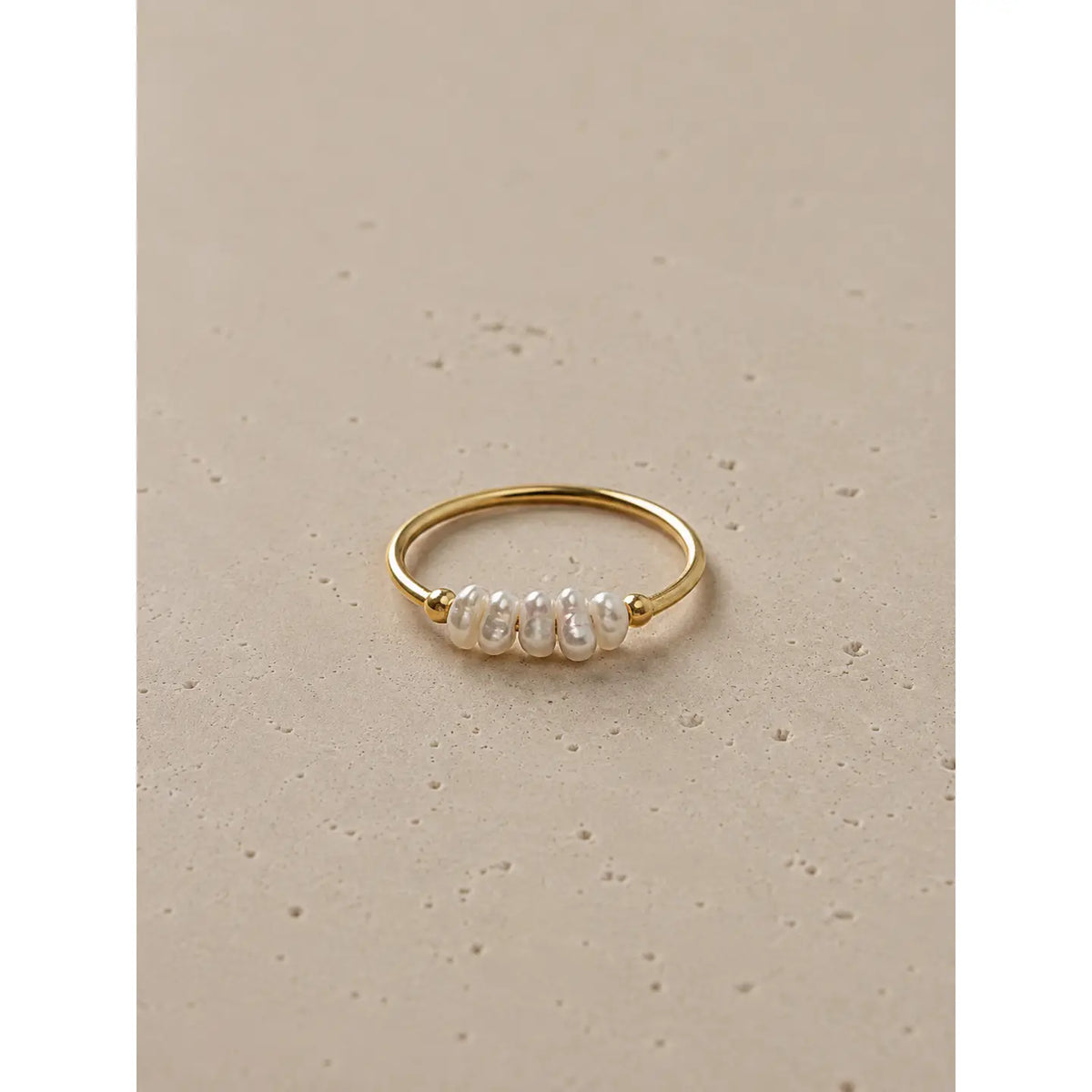 Dainty Pearl Cluster Ring