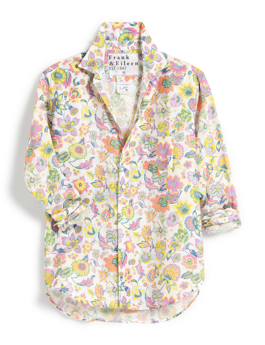 Eileen Relaxed Button-Up Multi Color Floral