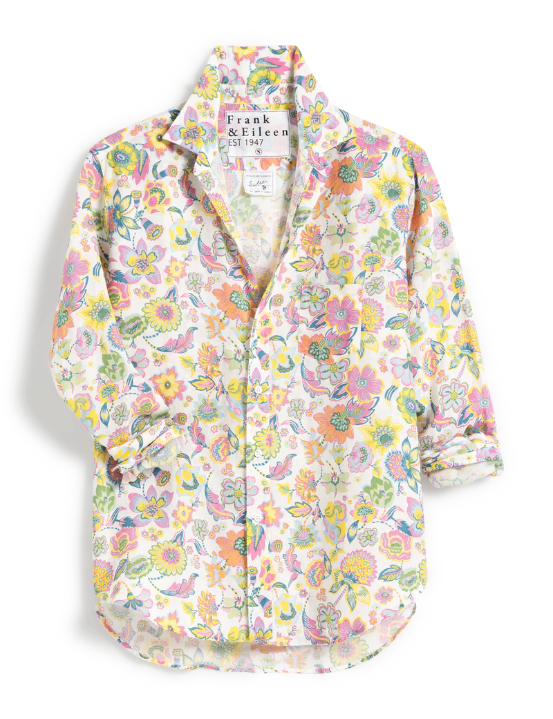 Eileen Relaxed Button-Up Multi Color Floral