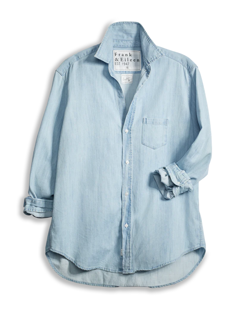 Eileen Relaxed Button - Up Shirt Classic Blue