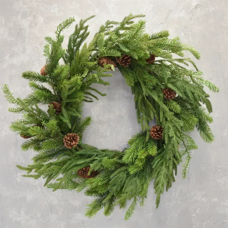 Norfolk Mix Wreath 24’’