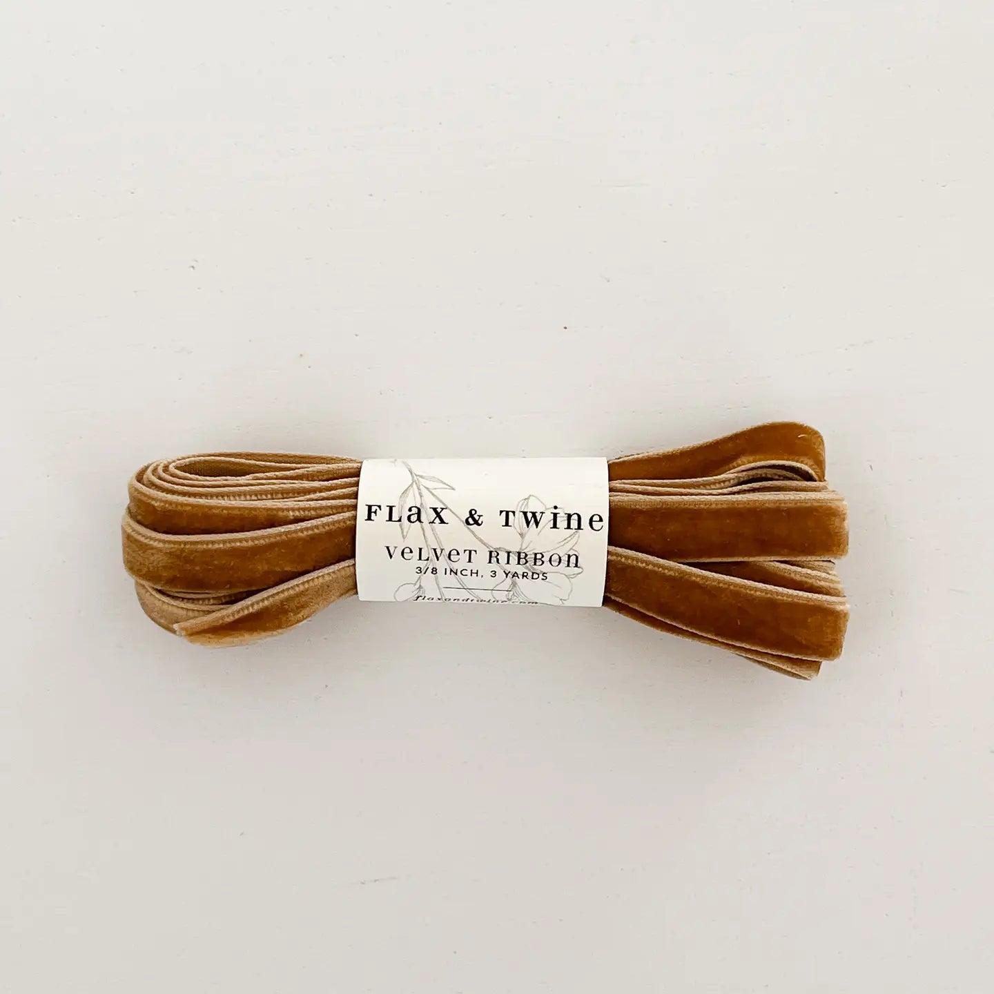 Gold Velvet 3/8" Ribbon