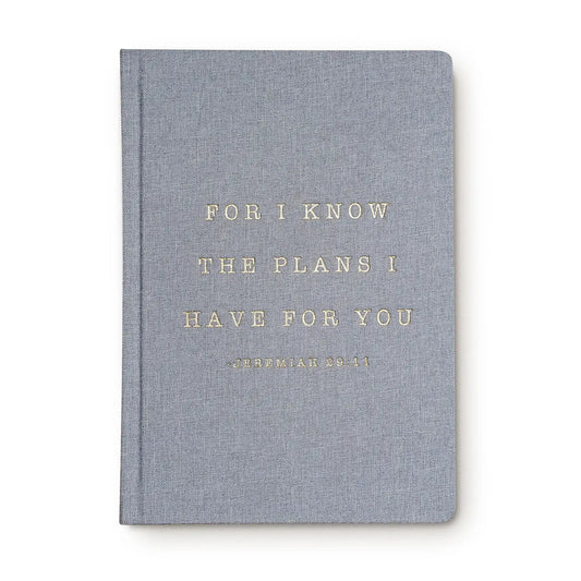 For I Know the Plans - Fabric Journal