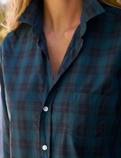 Barry Green, Black & Blue Plaid Shirt
