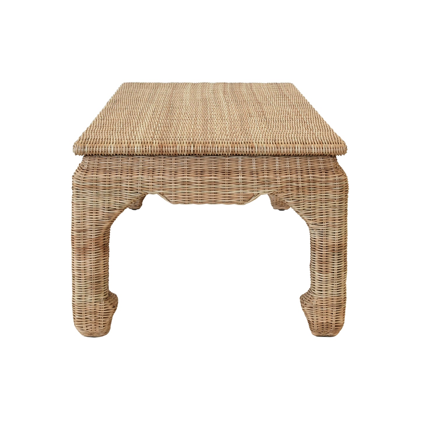 Gwen Woven Rattan Coffee Table