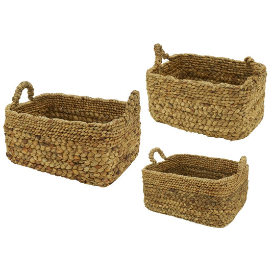 Handwoven Hyacinth Basket