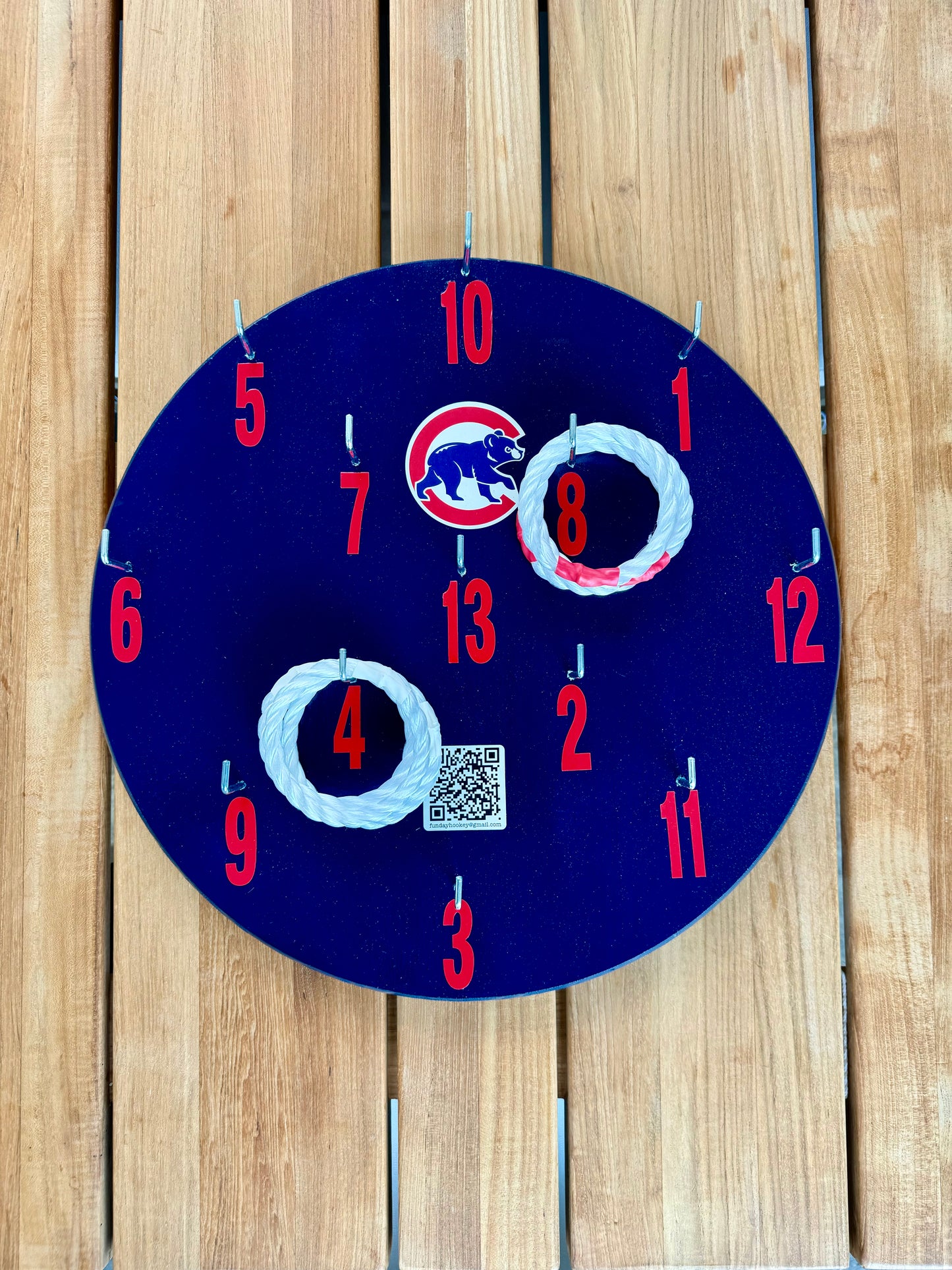 Wall Hookey - Ring Toss Game