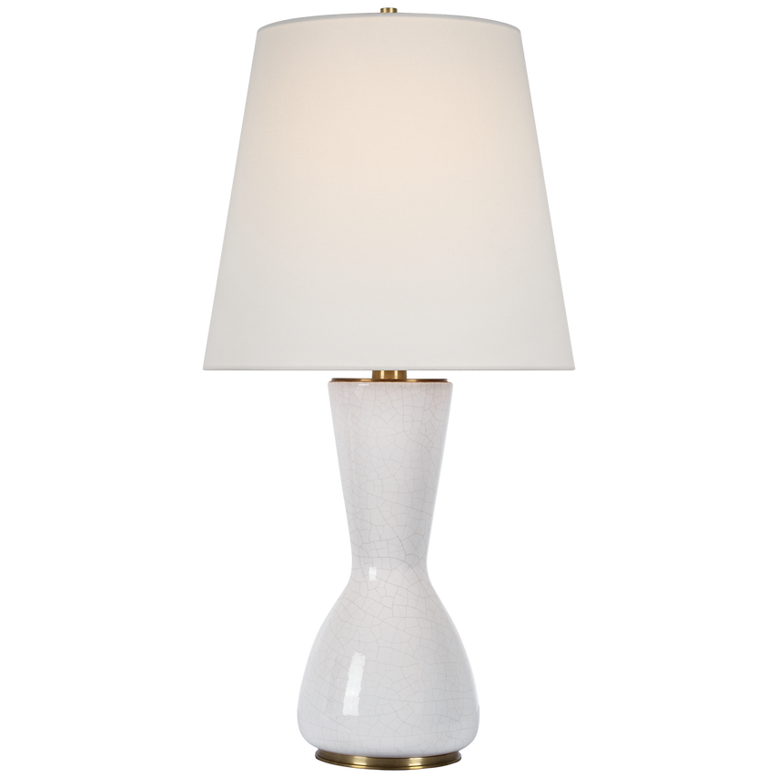 Jess Crackled Ivory Table Lamp