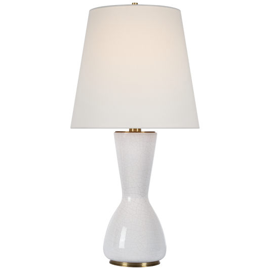 Jess Crackled Ivory Table Lamp