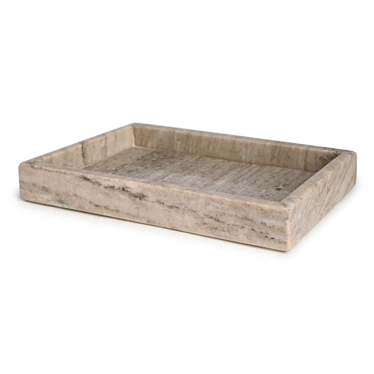 Brown Marble Tabletop Tray