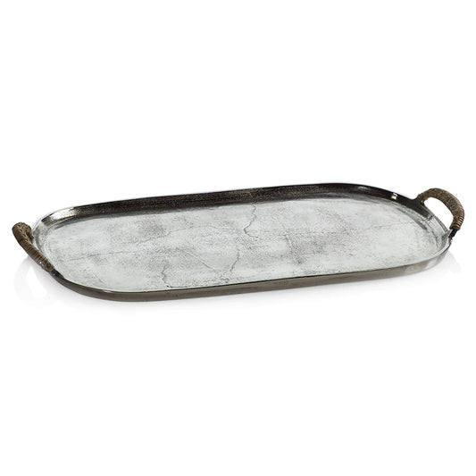 Aluminum Tray with Cane Handles