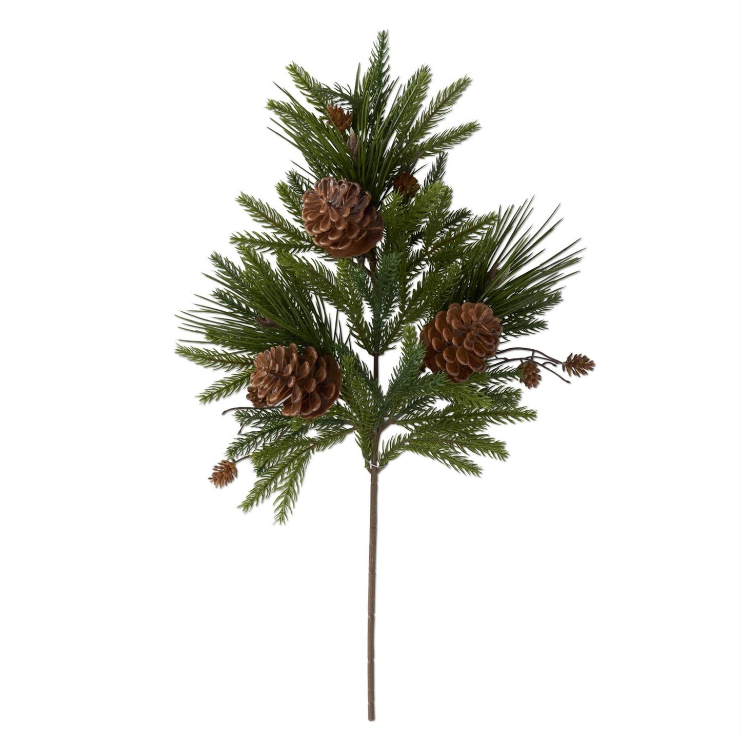 Pine Stem with Large and Mini Pinecones