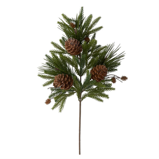 Pine Stem with Large and Mini Pinecones