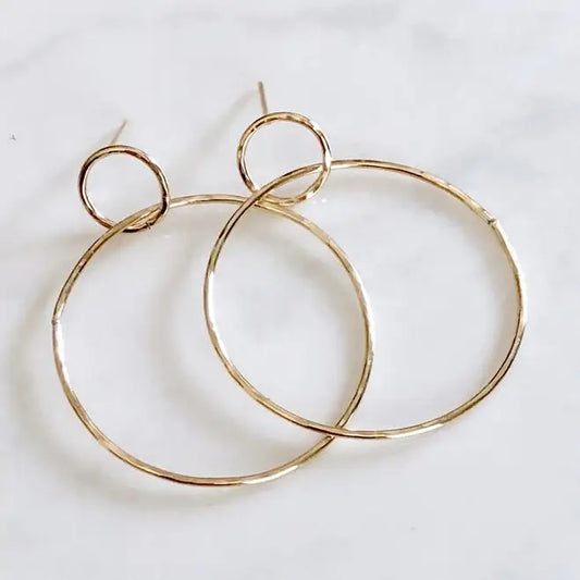 Double Circle Earrings