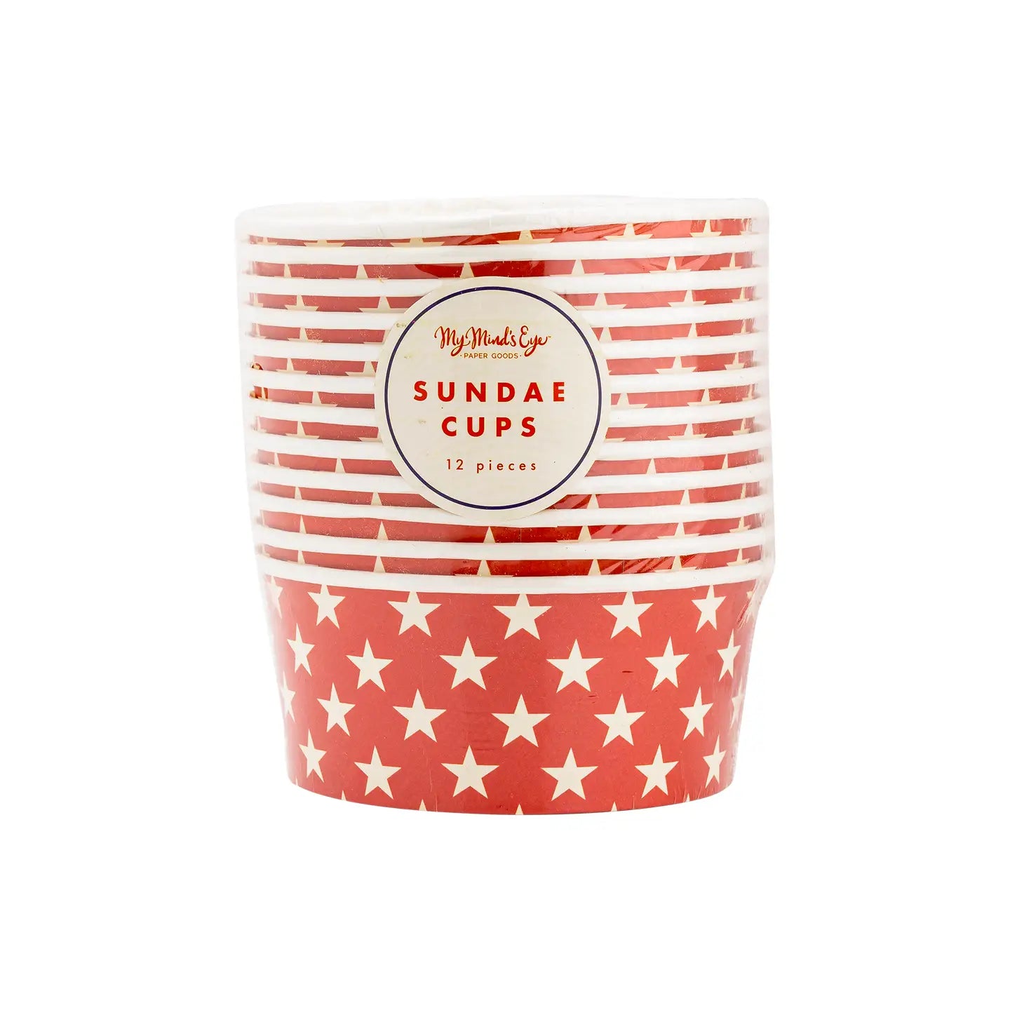 Star Paper Sundae Cups