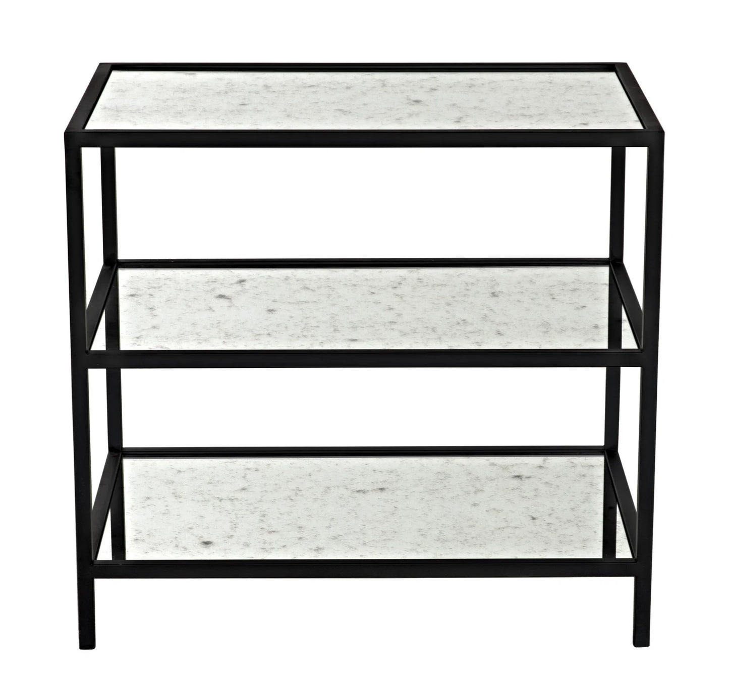 3 Tier Side Table, Antique Glass
